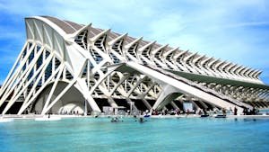 Explore the futuristic City of Arts and Sciences in Valencia with its modern architecture and vibrant surroundings.